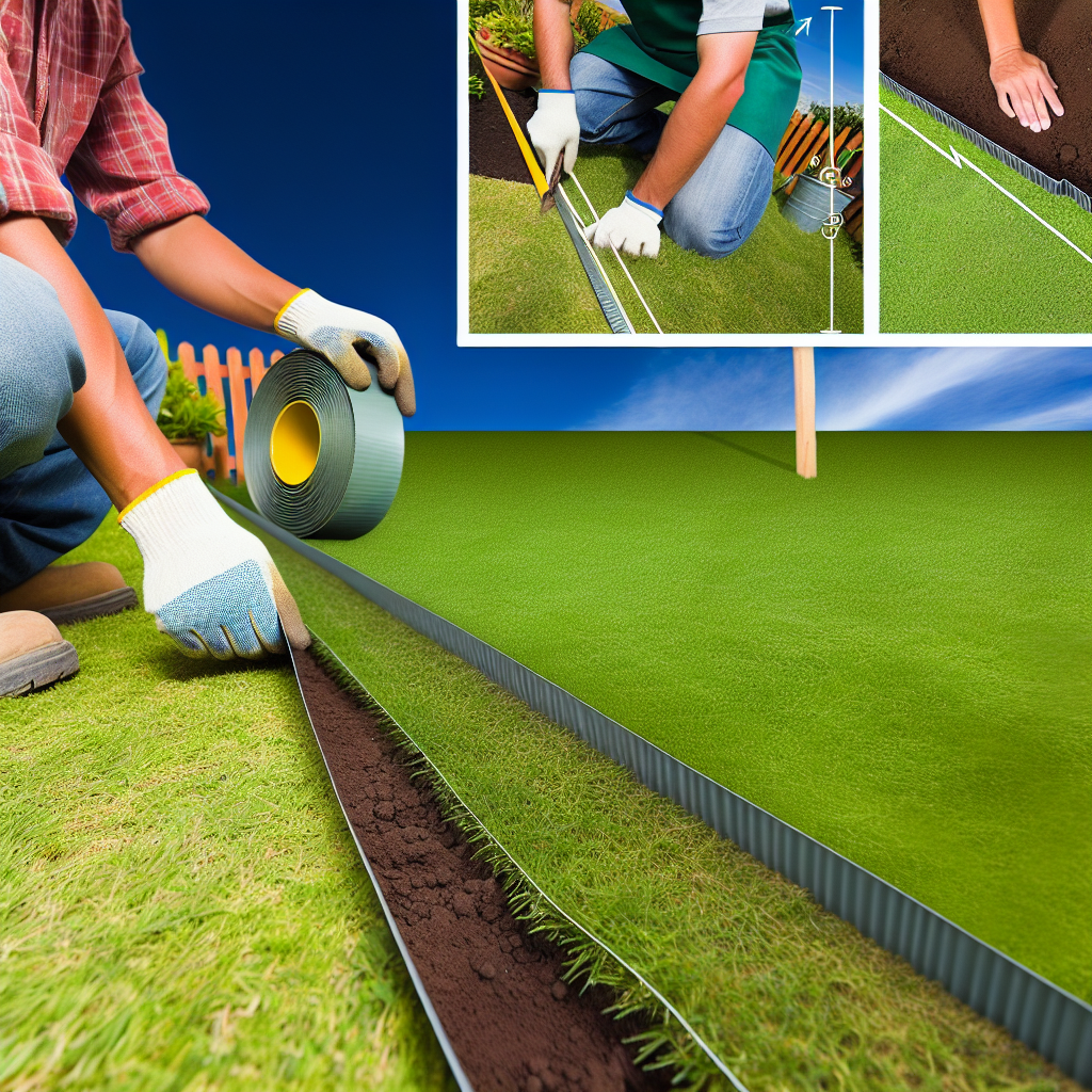 How to Install a DIY Lawn Edging for a Clean and Polished Look